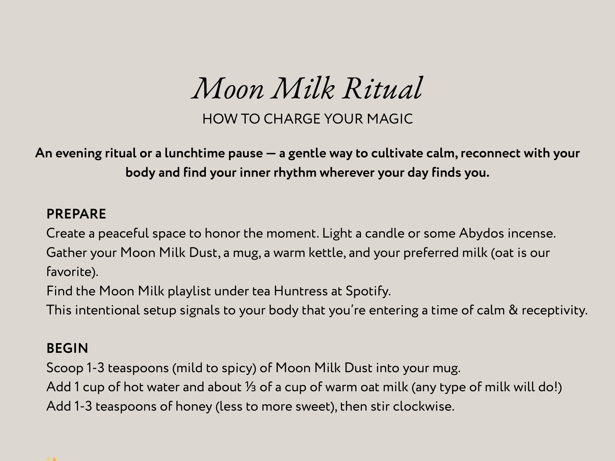 Moon Milk Gift Set