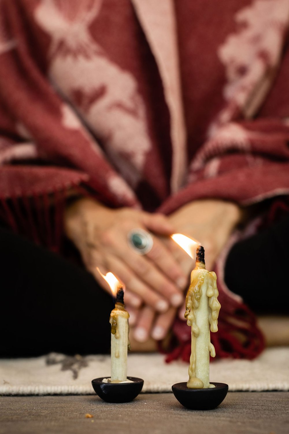 Sumac Wax Ritual Candles-Tea Huntress