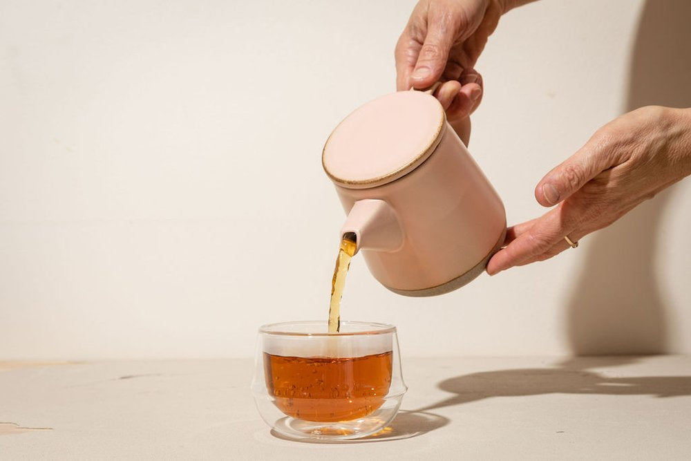 Glass Teacup-Tea Huntress